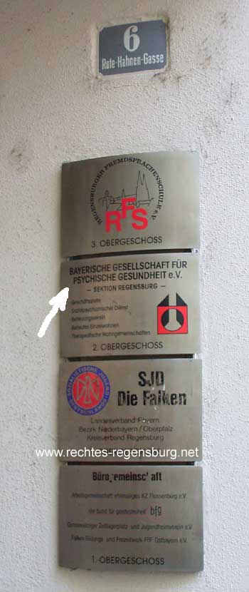 Falken Hahnengasse Regensburg - Gesellschaft für psychische Gesundheit